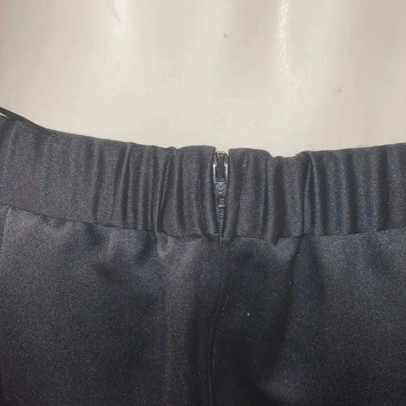- PLUS SIZE ALEX EVENINGS BLACK FRONTSPLIT SKIRT ZIP & ELASTICBACK SIZE 16 - Picture 2 of 16